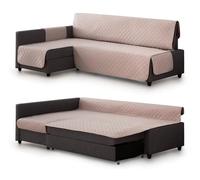 Milica Funda Acolchada Compatible con Sofa Cama Esquinero Friheten de IKEA | Protector Lavable y Elegante | Válido para Chaise Longue Izquierda o Derecha | Fabricado en España | Color: Lino