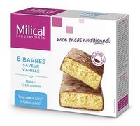 Milical Hiperproteica Barras Adelgazantes Sabor Vainilla 6 Unidades