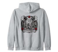 Milicia Christi En Hoc Signo Vinces Knight Backprint Sudadera con Capucha
