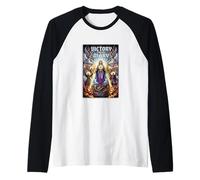 Milicia de la Inmaculada San Maximiliano Kolbe Católica María Camiseta Manga Raglan