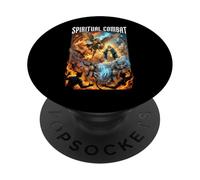 Milicia de la Inmaculada San Maximiliano Kolbe Católica PopSockets PopGrip Adhesivo