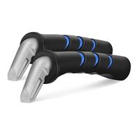 Milifox Asa de Soporte para Coche,Asidero de Puerta de Coche para Entrar y Salir del Coche,Asidero de Pie para Ancianos,Discapacitados,2 Piezas Azul