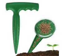 Milifox Plantador de Siembra Dibber,Semillas de JardíN Dibber Herramienta para JardineríA,Bulbo de PlantacióN de Herramientas para La PlantacióN de Semillas Y Bulbos(Verde Oscuro)