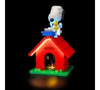 Mililier Juego de iluminación LED compatible con Lego 21368 Peanuts: Snoopy's Doghouse, kit de iluminación DIY para modelo de bloques de construcción 21368 (juegos de construcción no incluidos)