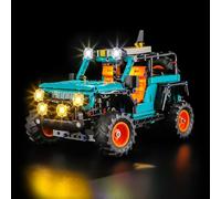 Mililier Juego de iluminación LED compatible con Lego 42227 Jeep-Wrangler Rubicon SUV, kit de iluminación para Lego 42227 modelo de bloques de construcción (juegos de construcción no incluidos)