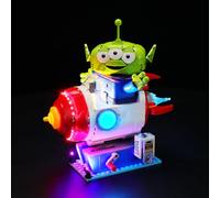 Mililier Juego de iluminación LED compatible con Lego Pizza Planet Rocket Ride 43307, kit de iluminación DIY para modelo de bloques de construcción 43307 (juegos de construcción no incluidos)