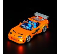 Mililier Juego de iluminación LED compatible con Lego Speed Champions The Fast and Furious Supra MK4 77260, kit de iluminación DIY para modelo de bloques de construcción 77260 (juegos de construcción