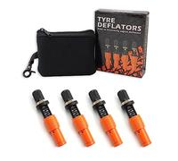 MILINI Desinflador de neumáticos, kit de desinflador automático ajustable de 10-30 PSI, herramientas de aire para todoterreno, accesorios para Jeep, automóvil, camión, motocicleta y ATV (paquete de 4