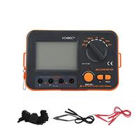 Milióhmetro Digital de 0.01mΩ a 2kΩ, 6 Rangos, Medición de 4 Hilos, Tester de Baja Resistencia DC - Alta Precisión, Protección Avanzada, Pantalla LCD Grande, Portátil para