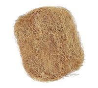 Milisten 1 cría de Seda marrón Hamster Conejos coolzy Seda de Palma de Ropa de Cama de Fibra de Estera de Nido de Seda de Palma cojín para Mascotas Triturado de Natural Brown