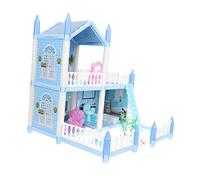 Milisten 1 Juego Casa de Kit de Construcción Miniatura de Villa con Jardín Juguete Educativo Niñas Estimula Creatividad Imaginación