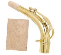 Milisten 1 juego Cuello Curvado para Saxofón de Corcho Repuesto Durable y Estético Accesorio para Músicos