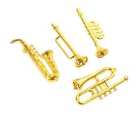 Milisten 1 Juego De Miniinstrumentos Musicales Modelo De Instrumentos Musicales Flauta con Encanto Instrumentos Musicales De Viento En Miniatura para Casa De Muñecas Instrumentos