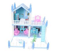 Milisten 1 Juego Ensambla Un Modelo De Villa Castillo Juguetes para Mini Casa Kit De Casa De Muñecas Kit De Modelo Kit De Casa De Muñecas Casa De Juguete Modelo De Casa Casas