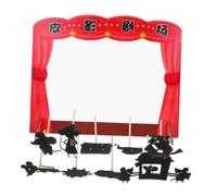 Milisten 1 Juego Juguete De Juego De Sombras Juguete De Aprendizaje Preescolar Marionetas De Sombras Hechas a Mano Espectáculo Teatro Historia Parlante Marioneta Juega Sensorial Papel