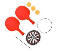Milisten 1 Juego Kit de Entrenamiento de Pong con Racket y Barra Elástica Dispositivo Práctico para Entrenamiento Individual para Adultos Material Ecológico y Duradero Color