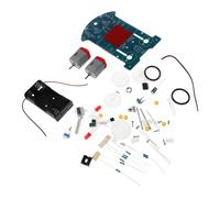 Milisten 1 Juego Kit de Seguimiento de Coche Kit de Coche para Seguir la línea de Principiantes Proyecto de Soldadura para la Escuela el plastico