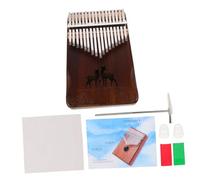 Milisten 1 Juego Piano de Pulgar Kalimba Teclas para Principiantes Instrumento Musical Portátil con Superficie Pulida y Símbolos Fonéticos para Amantes y de Cumpleaños o Navidad