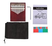 MILISTEN 1 Juego Pulgar Pequeño Piano Suministro De Instrumentos Musicales Piano De Dedo 17 Teclas Mini-piano Música De Marimba Casa Kalimba Caja Electrica Portátil Metal