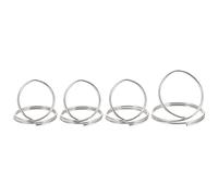 Milisten 1 Juego Set de selección de dedos selección de pulgar plumillas de guitarra púas de dedo de bajo púas de pulgar púas del pulgar púa de guitarra de latón púas de banjo Metal Plata