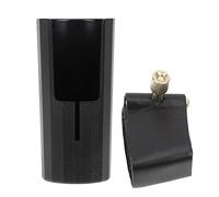 MILISTEN 1 Juego Tapa De Saxofón Tapa Boquilla Saxo Alto Clip De Fijación De Saxofón Ligadura De Clarinete Tapa De Boquilla De Saxofón Alto Cuero Abrazadera De Un Tubo Instrumento De Viento