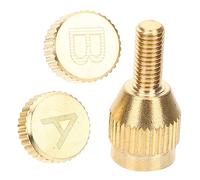 Milisten 1 juego Tornillos de Sujeción para Cuello de Saxofón Tornillos de Repuesto de Metal Dorado para Vibración del Saxo