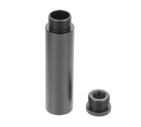 Milisten 1 juego Tubo de Extensión de Micrófono de Aluminio con Tornillo para Soporte de Brazo de Color Negro Juego de Compatible con Soportes de Micrófono y Brazos de Boom Instalación y