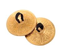 Milisten 1 Par Mini Platillo De Dedo Instrumento Musical De Percusión Platillos De Pulgar Danza Del Vientre Instrumento De Percusión De Dedo Platillos De Dedo India Adulto Cobre Niño