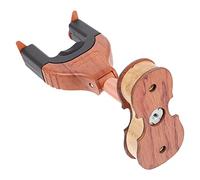 MILISTEN 1 Pc gancho de violín guitar stand suporte guitarra gancho de bloqueo automático de violín perchas de madera Gancho de bloqueo automático viola percha para ukelele AbS