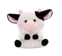 Milisten 1 Pieza muñeca Vaca Animal de Peluche de Vaca Cosa Linda pequeña Vaca de Peluche Vaca decoración del hogar estatuilla de Vaca Peluches para niñas Juguetes de Peluche algodón