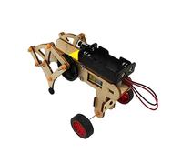 Milisten 1 Pieza Robot Educativo Kit de Montaje DIY Madera sin Batería Juguete de Aprendizaje Desarrollar Habilidades Prácticas y Creativas