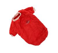 Milisten 1 Pieza Ropa para Mascotas Juguetes para Perros para Perros Grandes Cosas De Perro Ropa De Invierno para Mascotas Perro De Juguete Suministros para Mascotas Felpa Rojo Poliéster