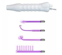 Milisten 1 Set Portable Handheld High Frequency Skin Therapy Wand Facial Skin Tightening Machine Skin Care Anti Aging Device for Home Beauty Salons Equipment White