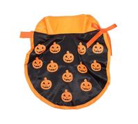 Milisten 1 Unid Mascota Disfraz De Halloween Encantador Calabaza Capa para Gatos Perros Vacaciones Cosplay