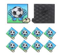 Milisten 10 Broches de Fútbol: Pin de Solapa de Metal para Camisetas Y Mochilas. Insignia de Solapa. Broche de Recuerdo de Fútbol para Amantes Del Deporte.