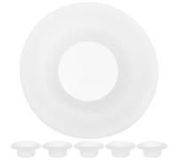 Milisten 10 Juntas de Sellado para Botellas Abatibles, Tapón Hermético Anti Fugas, Junta Blanca de Silicona para Botellas de Cerveza y Refrescos, Accesorio Cocina, Uso Doméstico