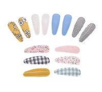 Milisten 10 Pares Clip de Flor para Niñas Horquillas Infantiles Accesorios para Cabello de Bebés Sin Daño para Cumpleaños y Ocasiones Especiales