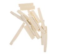 Milisten 10 Pares Tuercas y Sillines para Acústicas de Cuerdas Accesorios de para Diy de Instrumentos Musicales