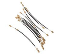Milisten 10 Piezas Accesorio de Cordal para Violín 4/4-3/4 de Nylon Negro Excelente Elasticidad y Fácil Instalación para Conciertos y Lecciones de Música
