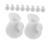 Milisten 10 Piezas Mini florero Decoraciones para el hogar en Miniatura. jarrones Decorativos Mini jarrones para Flores Cosas de minatura pequeños jarrones pla