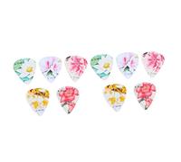 Milisten 10 Piezas Púas De Guitarra Eléctrica Guitarra Fotos Accesorios Para Guitarra Acustica Púa De Guitarra Triangular Púas De Celuloide Palillos Bajo Estilo De Dedos Abdominales Pulgar