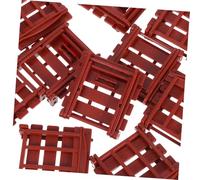 Milisten 10 Piezas Scale Tiny Outdoor Furniture For Fairy Gardens Interactive Foldable Design Cake Topper Props