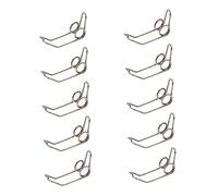 Milisten 10 Resortes Llave Watergate Para Trompeta, Accesorios De Drenaje, Muelles De Hierro Resistentes y Duraderos, Compatibles Mayoría De Trompetas, Pack De 10 Piezas Negras Para Reemplazo