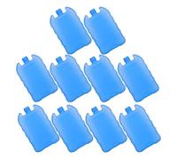 Milisten 10 Unidades Paquetes de Hielo Reutilizables para Fiambrera Tamaño Medio 14x8,8x2,8 Cm, Cubos de Enfriamiento de PE para Conservación de Alimentos, Bebidas y Medicamentos en Camping