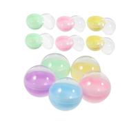 Milisten 100 Cápsulas Vacías Translúcidas para Chicles para Manualidades Redondas para Máquinas Expendedoras Vacías Y Transparentes para Juguetes