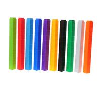 Milisten 100 Piezas Cubo de cálculo matemático conectando Cubos para matemáticas Bloques de conteo Rompecabezas de Tallo Cubo de conteo Rompecabezas para niñas Bloque de conteo el plastico