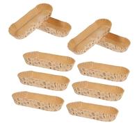 Milisten 100 Piezas de Moldes para Cupcakes Desechables Forma de Barco, Resistentes al Calor, Antiadherentes y Aptos para Horno, Capacillos de Papel para Hornear Pasteles y Tartas Caseras,