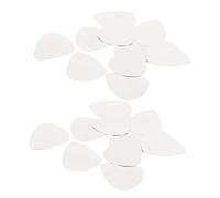 Milisten 100 Piezas Púas de Guitarra Acero Inoxidable Plateadas Plectros Medianos para Guitarra Eléctrica y Acústica Borde Suave Púa para Resistentes y Versátiles para Estilos Rock Jazz y