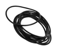 Milisten 100 Pulseras de Silicona Negras, Pulseras Estéticas de Gelatina Redondas de 2.5 Mm, Accesorios Cabello para Mujeres y Niñas, Gomas Elásticas Versátiles para Uso Diario