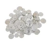 Milisten 1000 Piezas De Juguetes Piratas Recuerdos para Fiestas De Cumpleaños Piratas Monedas Plateadas para Fiestas De Dinero para Jugar para Monedas De Cofre del